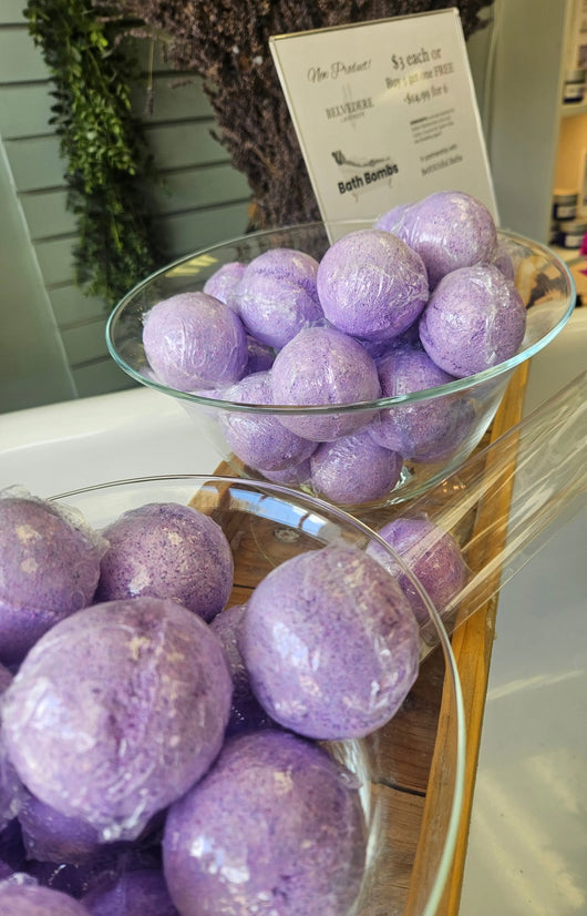 COMING SOON: Lavender Bath Bombs Belvedere Lavender