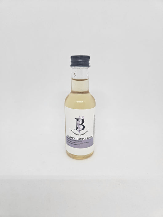 Lavender Simple Syrup Belvedere Lavender