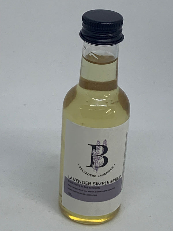 Lavender Simple Syrup Belvedere Lavender