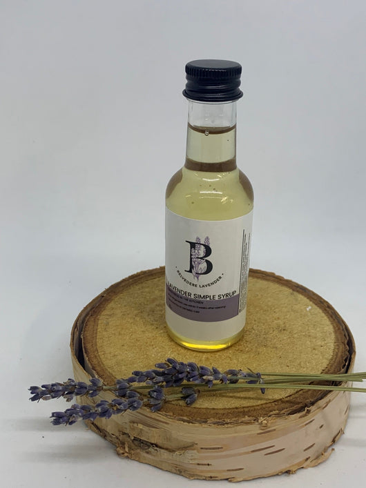 Lavender Simple Syrup Belvedere Lavender